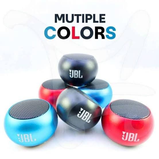   JBL M3 TF SPEAKER  HIGH QUALITY SPEAKER INSERT MEMORY CARD WITH CABLE BOX PACK  RANDOM COLORS