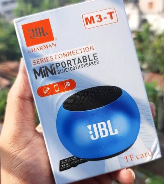   JBL M3 TF SPEAKER  HIGH QUALITY SPEAKER INSERT MEMORY CARD WITH CABLE BOX PACK  RANDOM COLORS thumbnail 2