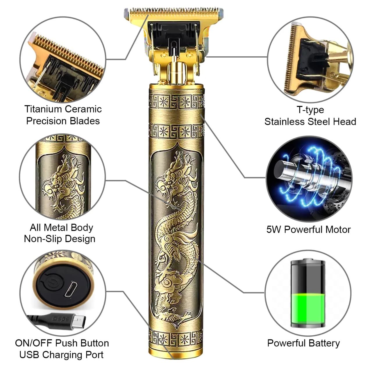 *Vintage Trimmer T9 Metal Body  thumbnail 3