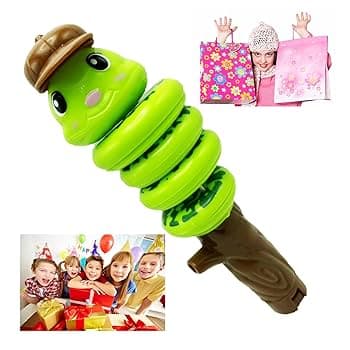 /=* JIANLEKE Cartoon Animal Fake Snake Whistle Spinning Toys for Children,
