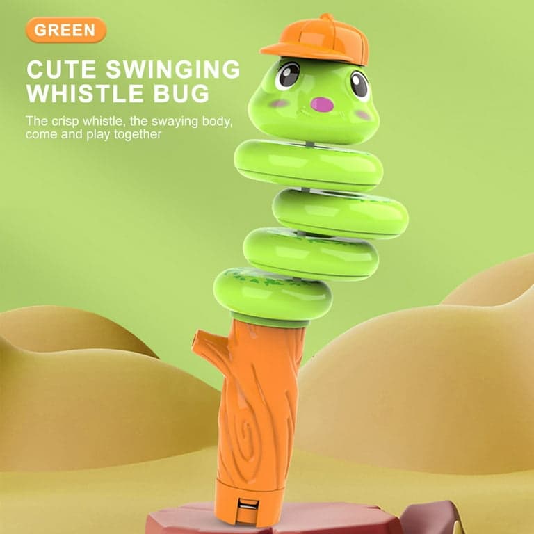/=* JIANLEKE Cartoon Animal Fake Snake Whistle Spinning Toys for Children, thumbnail 2