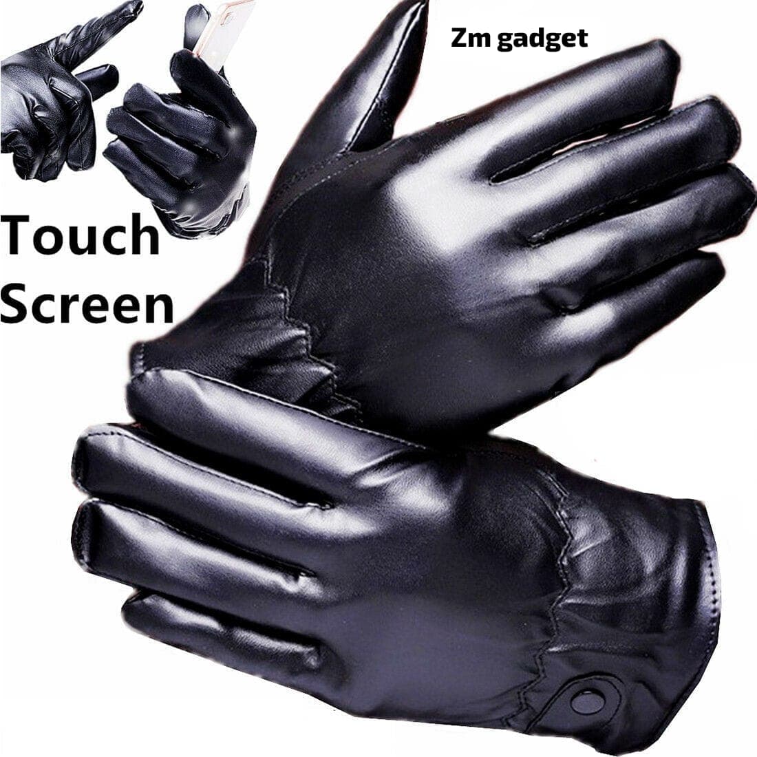  Article Thermal line  Water proof thicken  Warm gloves wind proof Men and women Stuff China leather gloves Imported china quality  thumbnail 4